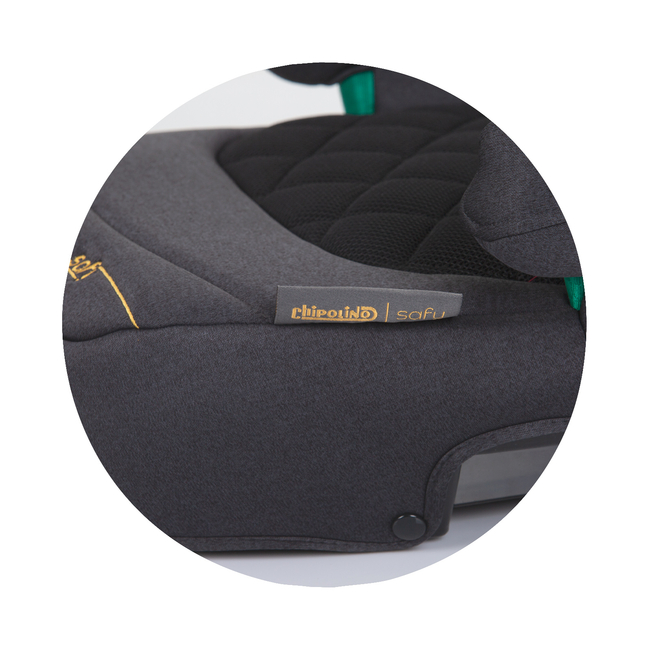 Chipolino Car seat I-SIZE 125-150 cm ISOFIX "SAFY" obsidian SDKSF0241OB