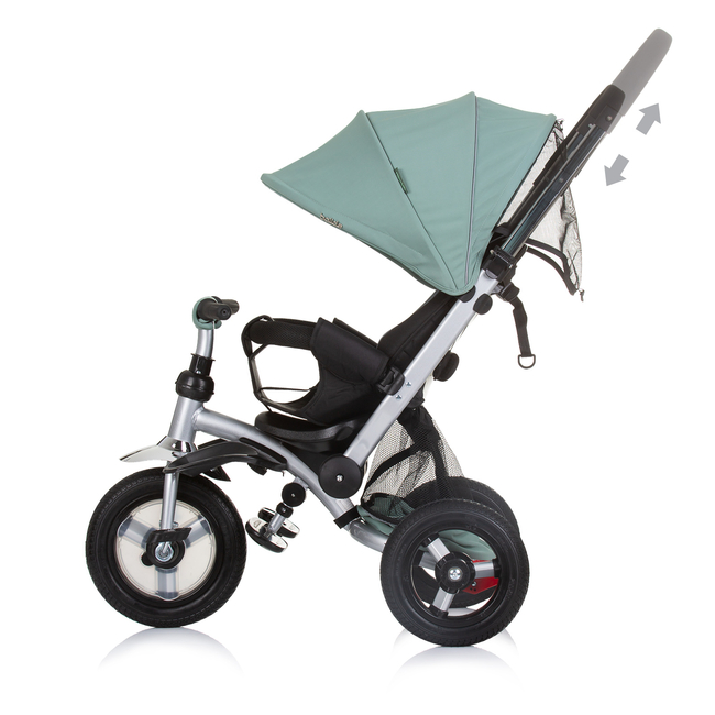Chipolino Tricycle with canopy "Bolide" pastel green TRKBLD2404PG