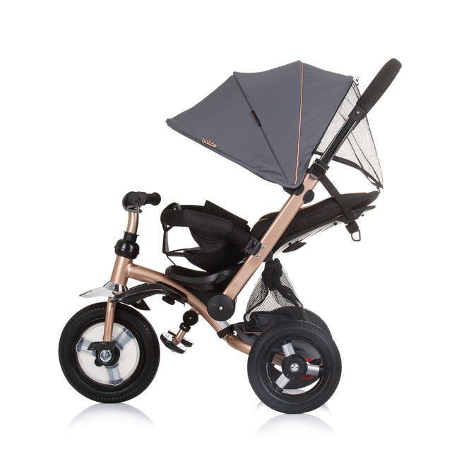 Chipolino Tricycle with canopy "Bolide" granite TRKBLD02402GN