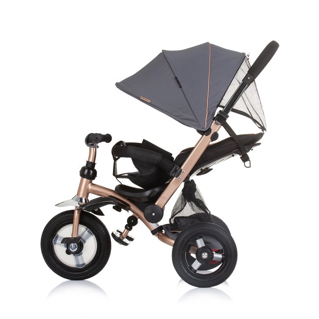 Chipolino Bolide AIR Τρίκυκλο Παιδικό Ποδήλατο Με Ανάκλιση Πλάτης Και Φουσκωτές Ρόδες γρανίτη TRKBLD02402GN
