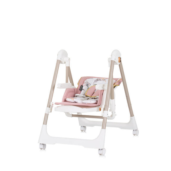 Chipolino High chair/swing 2 in 1 MILK SHAKE flamingo STHMS02403FL