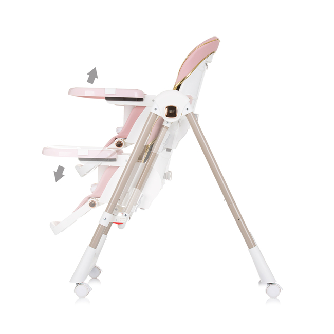 Chipolino High chair/swing 2 in 1 MILK SHAKE flamingo STHMS02403FL