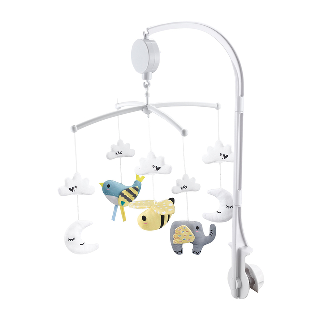 Chipolino Mobile Μουσικό κρεμαστό παιχνίδι κούνιας "Bee" MILR02306BEE