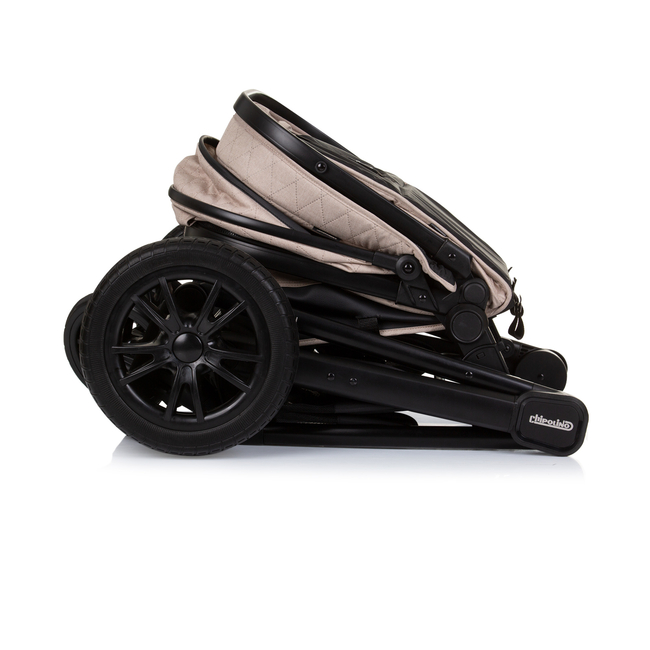 Chipolino Harmony 3 in 1 Children's transformable stroller with accessories macadamia KKHR02403MA