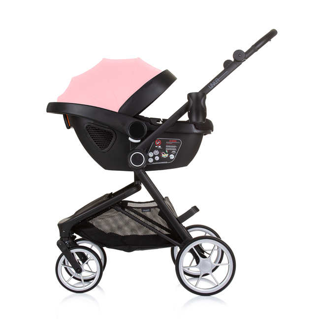 Chipolino Linea 3 in 1 Versatile Stroller 0 to 22 kg with accessories flamingo KKLI02404FL