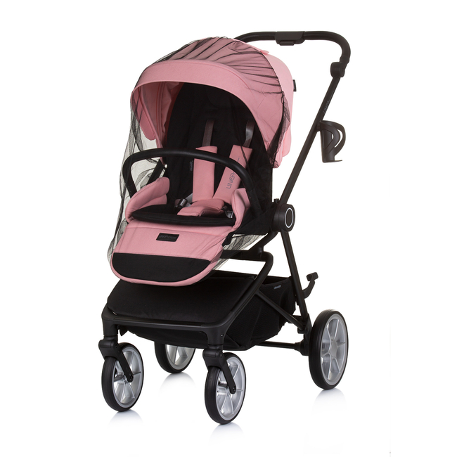 Chipolino Linea 3 in 1 Versatile Stroller 0 to 22 kg with accessories flamingo KKLI02404FL