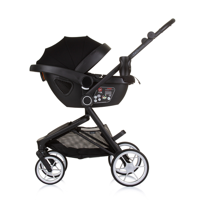 Chipolino Linea 3 in 1 Versatile Stroller 0 to 22 kg with accessories obsidian KKLI02401OB