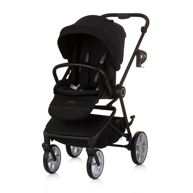Chipolino Linea 3 in 1 Versatile Stroller 0 to 22 kg with accessories obsidian KKLI02401OB