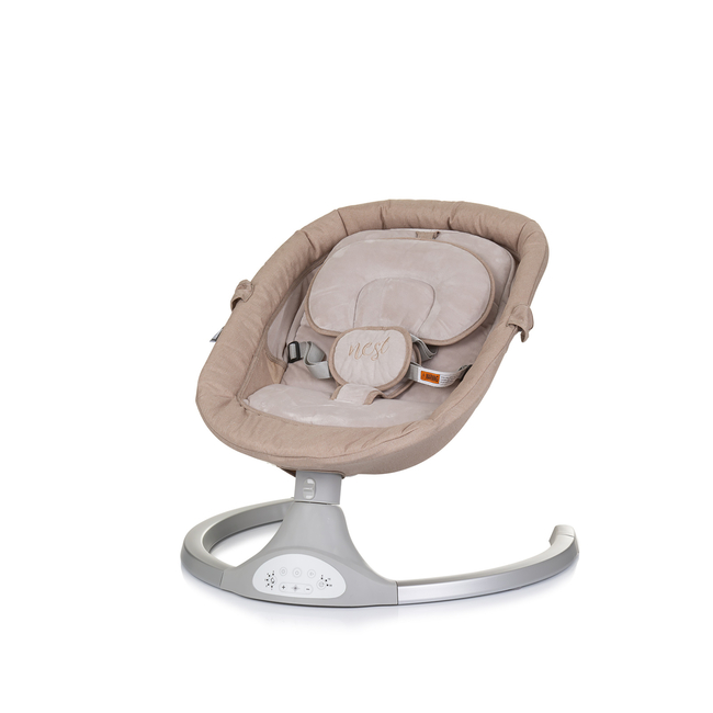 Chipolino Electric cradle "Nest " macadamia SHENE0242MA