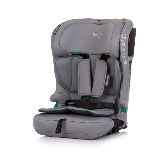 Chipolino Car seat I-SIZE 76-150 cm ISOFIX "LUX X" granite STKLX0242GN