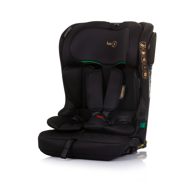 Chipolino Car seat I-SIZE 76-150 cm ISOFIX "LUX X" obsidian STKLX0241OB