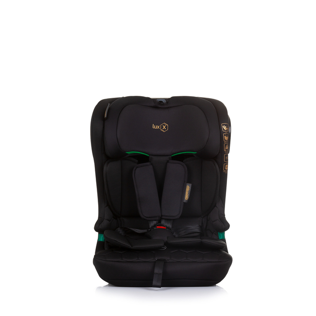 Chipolino Car seat I-SIZE 76-150 cm ISOFIX "LUX X" obsidian STKLX0241OB