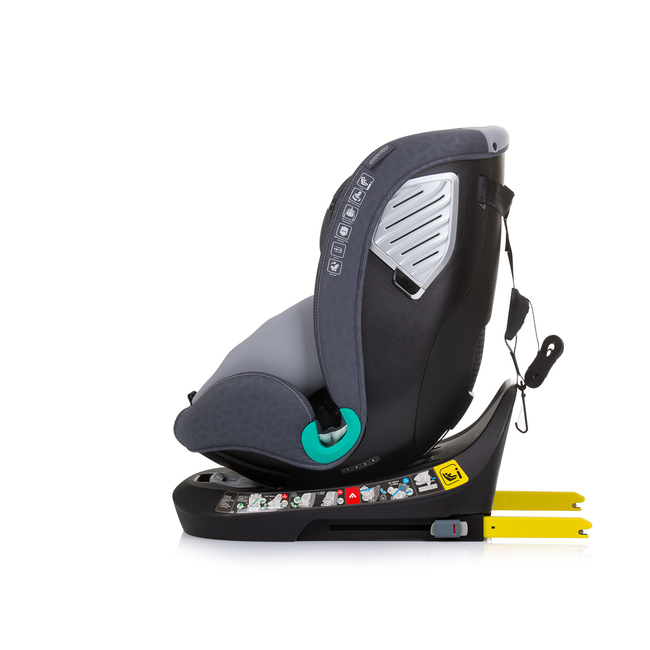 Chipolino Car seat I-SIZE 40-150 cm ISOFIX 360 "SUPREME" granite STKSU02402GN