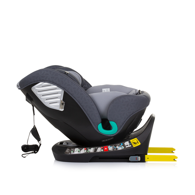 Chipolino Car seat I-SIZE 40-150 cm ISOFIX 360 "SUPREME" granite STKSU02402GN