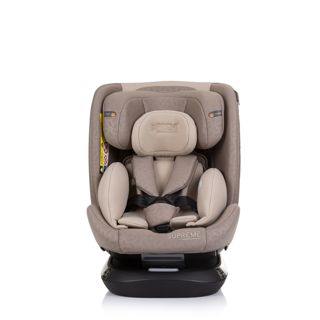 Chipolino Supreme I-SIZE 40-150 cm ISOFIX 360 Περιστρεφόμενο Κάθισμα αυτοκινήτου macadamia STKSU02403MA  - ΔΩΡΟ Προστασία Καθίσματος