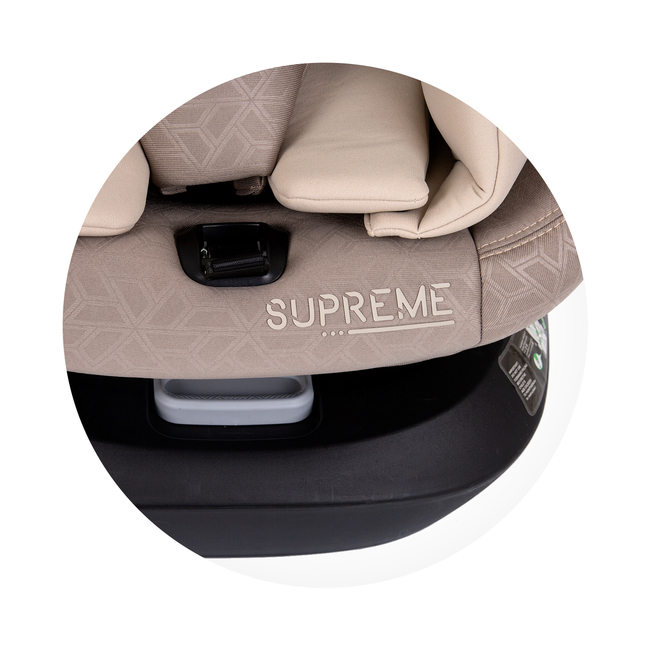 Chipolino Supreme I-SIZE 40-150 cm ISOFIX 360 Περιστρεφόμενο Κάθισμα αυτοκινήτου macadamia STKSU02403MA  - ΔΩΡΟ Προστασία Καθίσματος