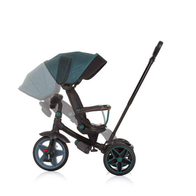 Chipolino Tricycle with canopy "Derby" teal TRKDR02403TL