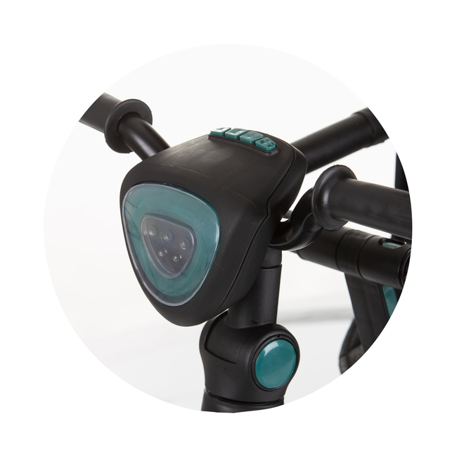 Chipolino Tricycle with canopy "Derby" teal TRKDR02403TL
