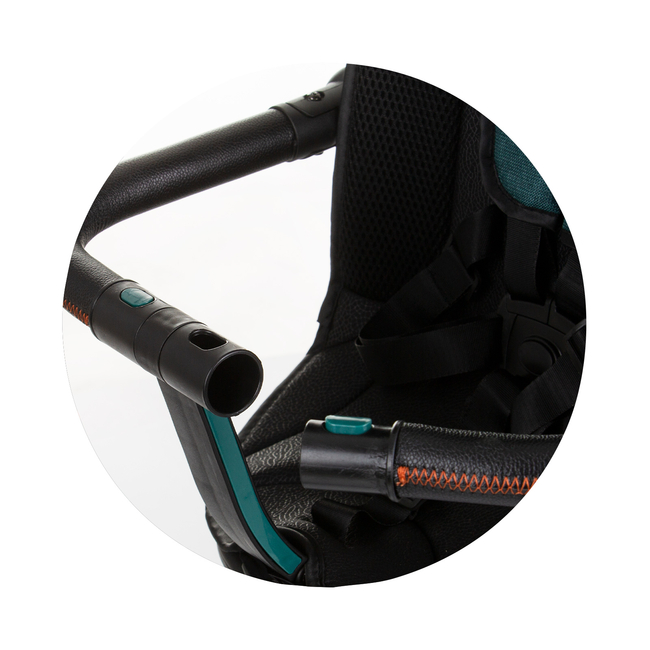 Chipolino Tricycle with canopy "Derby" teal TRKDR02403TL