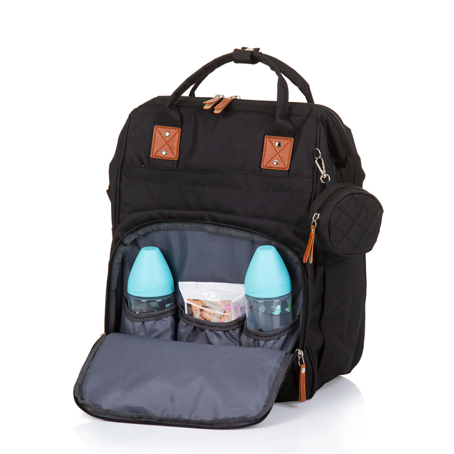 Chipolino Backpack/ Diaper bag for stroller obsidian CHRAB0241OB