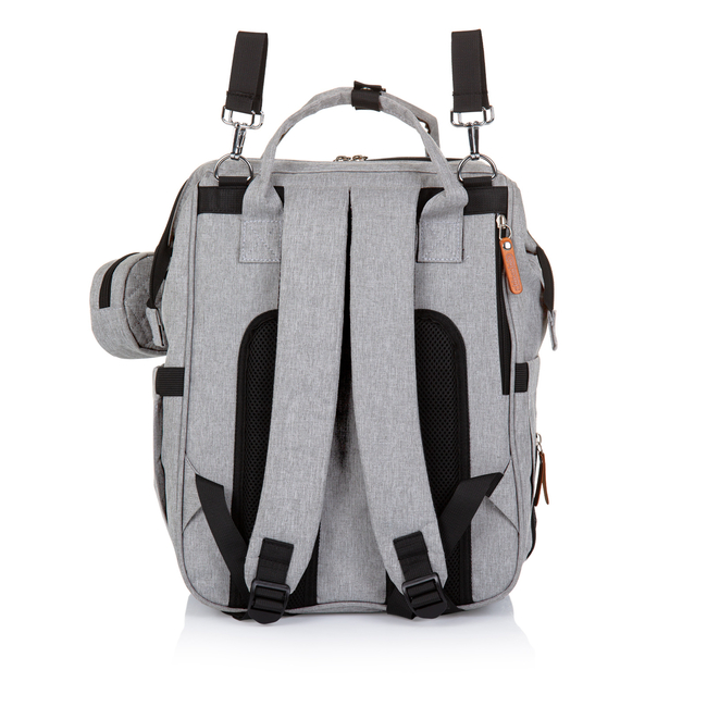 Chipolino Backpack/ Diaper bag for stroller ash grey CHRAB0243AS