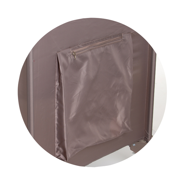 Chipolino Foldable travel cot "Ariel" macadamia KOSIAR242MA