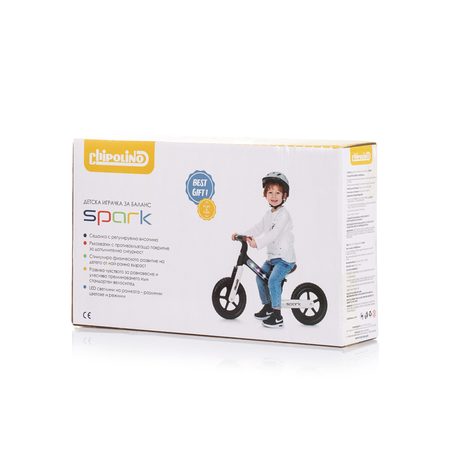 Chipolino Spark Ποδήλατο ισορροπίας 3+ ετών πράσινο DIKSK02402GR
