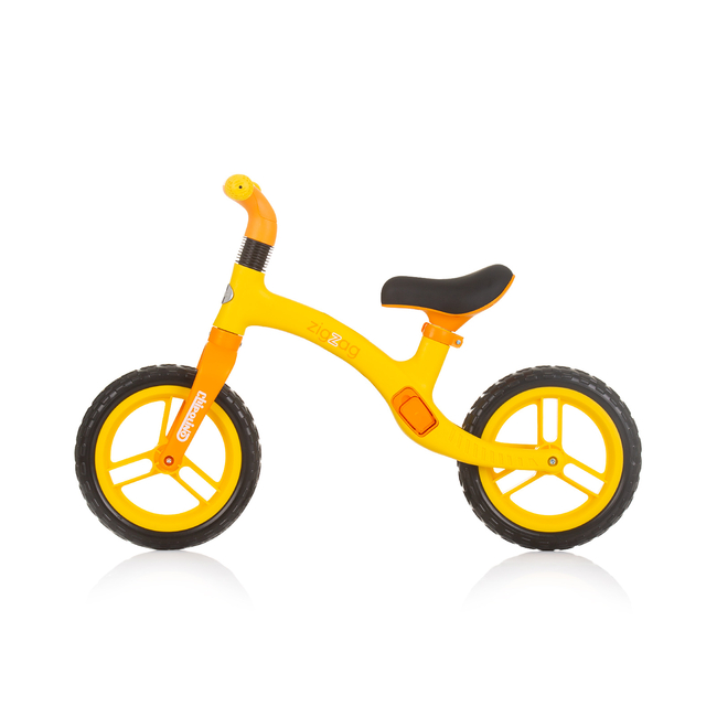 Balance toy on wheels "Zig Zag" orange/yellow DIKZZ02404OY