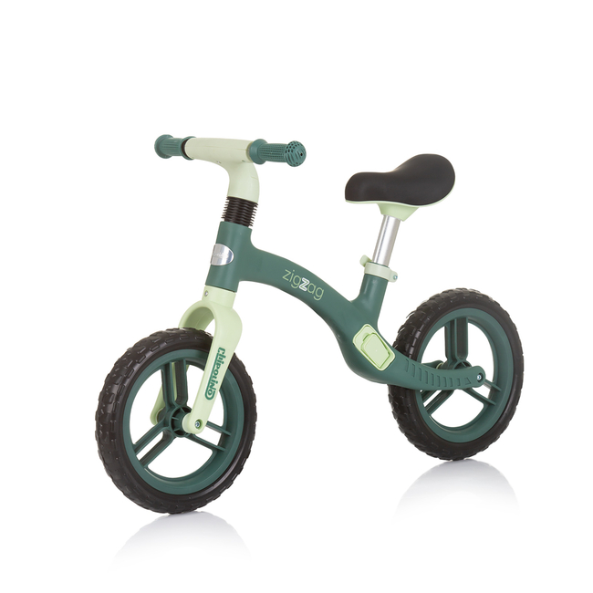 Chipolino Balance toy on wheels "Zig Zag" green DIKZZ02403GR