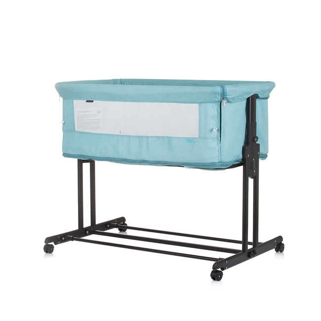 Chipolino Co-sleeping crib with drop side “Zen" pastel green KOSZE0205PG