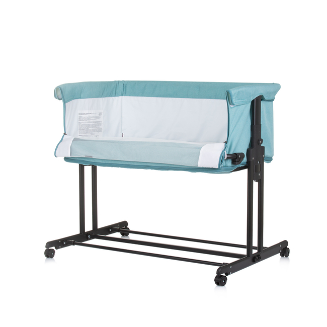 Chipolino Co-sleeping crib with drop side “Zen" pastel green KOSZE0205PG