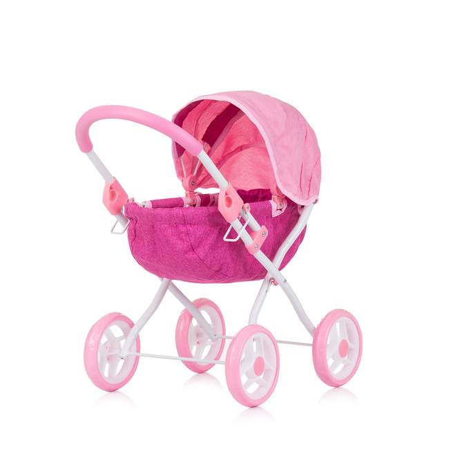 Doll stroller "Daisy" pink linen KZKDZ02402PP