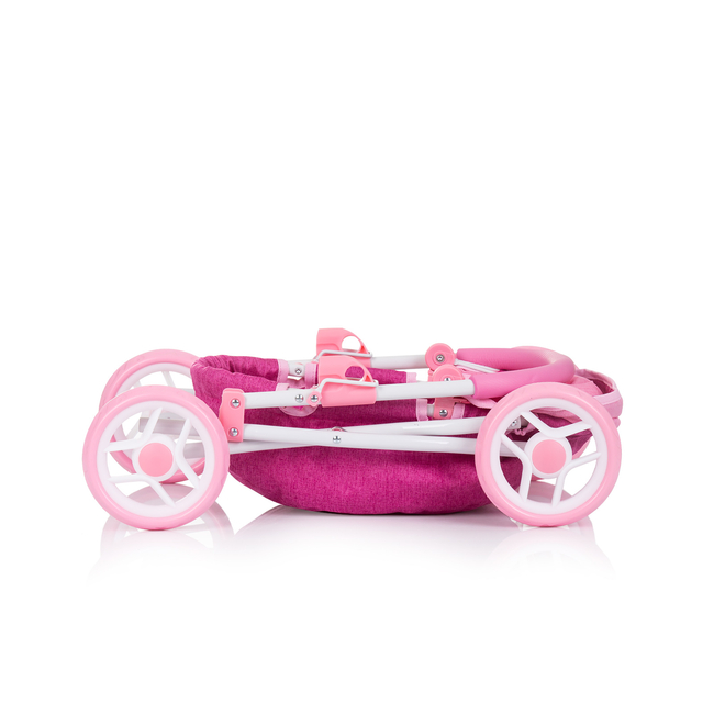 Doll stroller "Daisy" pink linen KZKDZ02402PP
