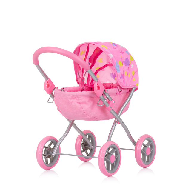 Chipolino Daisy καροτσάκι κούκλας καρδιές KZKDZ02403HE