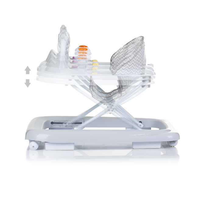 Chipolino Baby walker with music "Little Cow" - grey PRLC02301GY