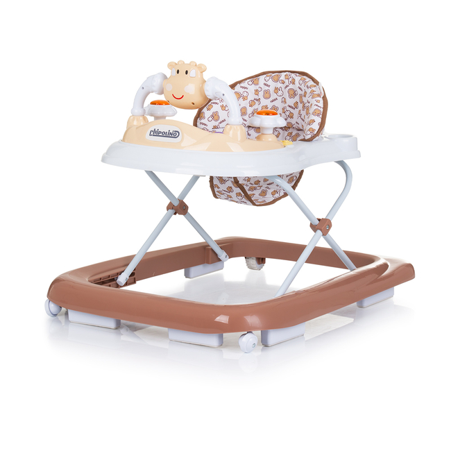 Chipolino Baby walker with music "Little Cow" - mocca PRLC02303MO