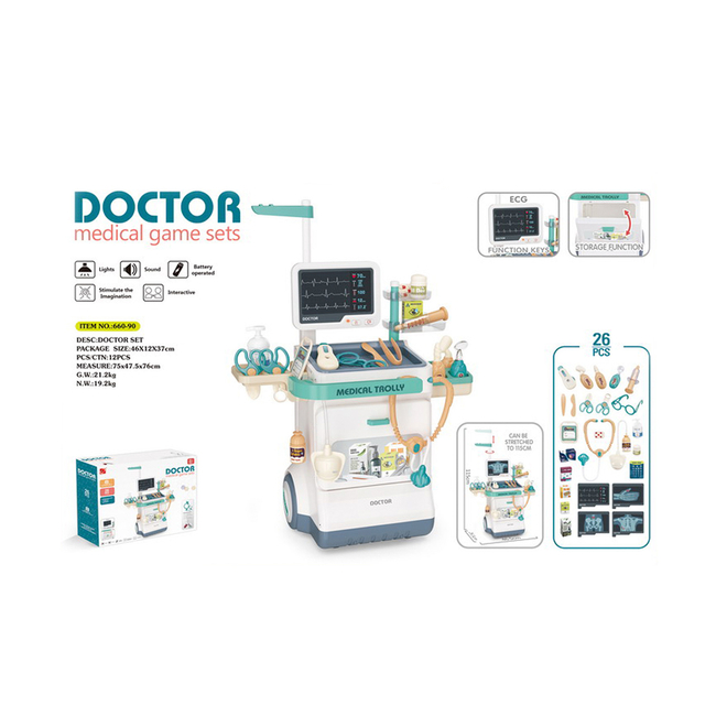 Chipolino DOCTOR PLAY SET DIPK002406DS