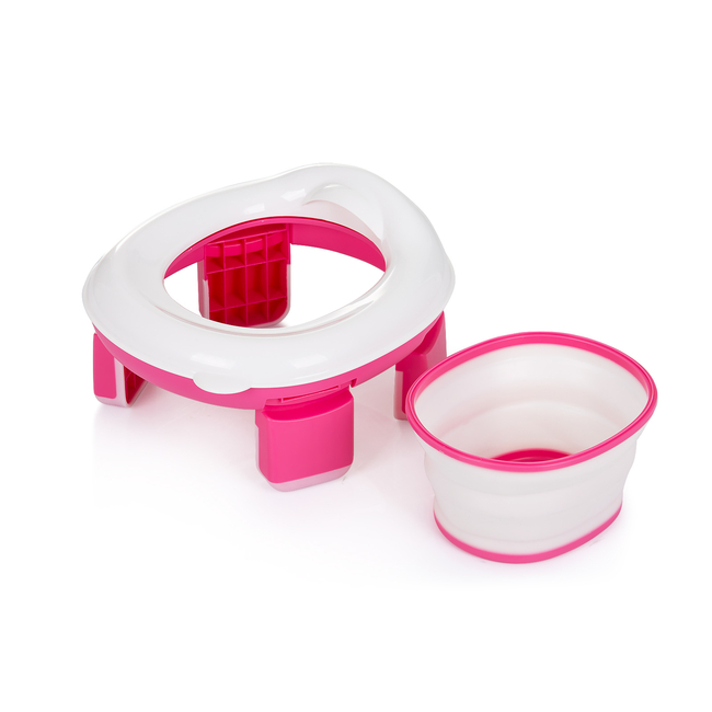 Chipolino Baby foldable travel potty Viaggio pink GTPVI0243PI