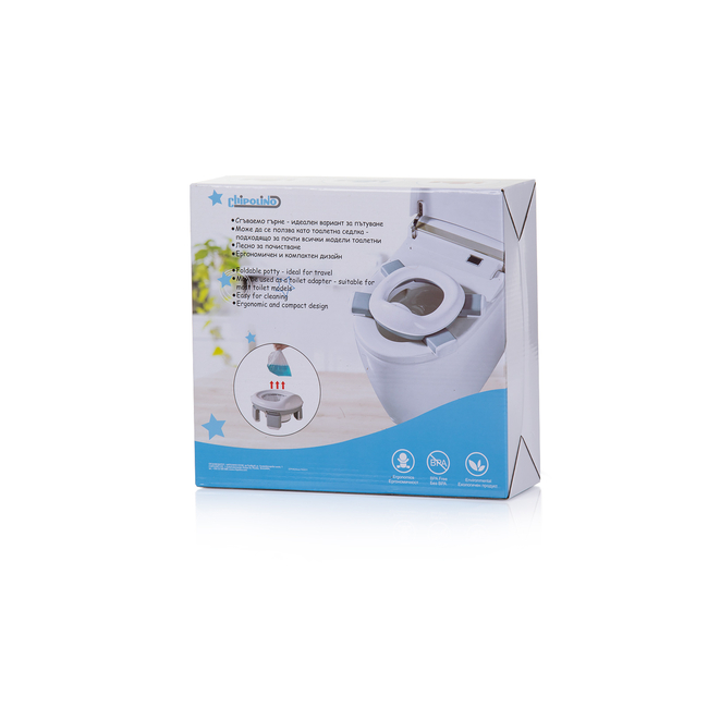 Chipolino Baby foldable travel potty Viaggio pink GTPVI0243PI