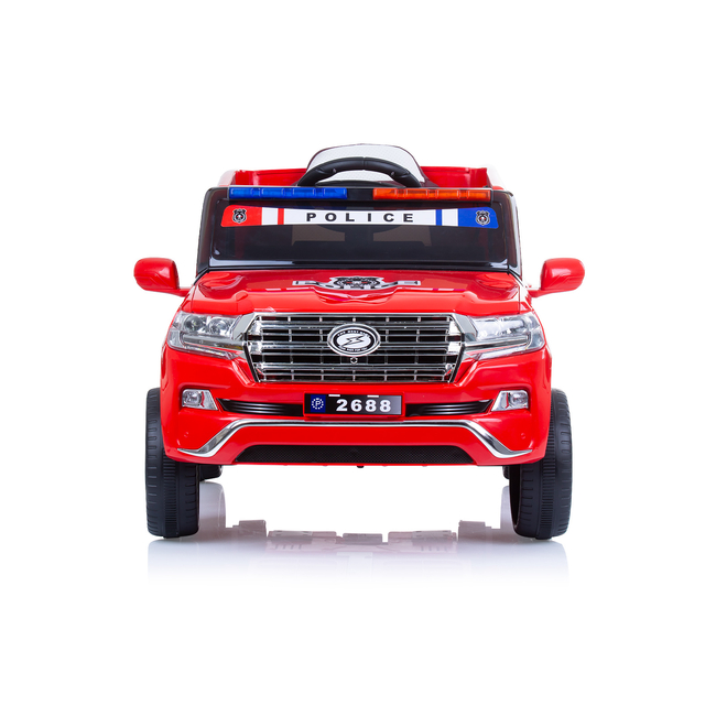 Chipolino SUV POLICE PATROL με μπαταρία, δερμάτινο κάθισμα, κόκκινο ELJPPL0233R
