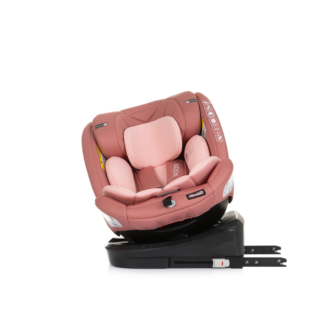 Chipolino Κάθισμα αυτοκινήτου I-SIZE 40-150 cm ISOFIX 360 "VOLARE" flamingo STKVLR02405FL