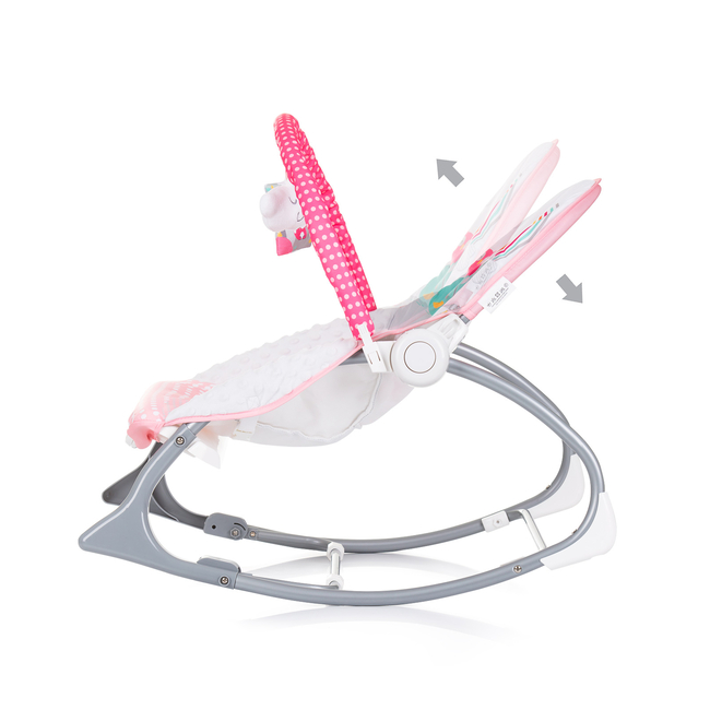 Chipolino Melody Βρεφικό ρηλάξ με μουσική και δόνηση ροζ SHEML02401PI