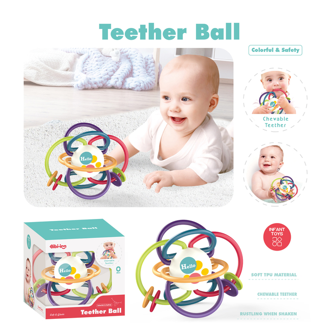 Chipolino Baby teether& rattle Ball DRN02406002