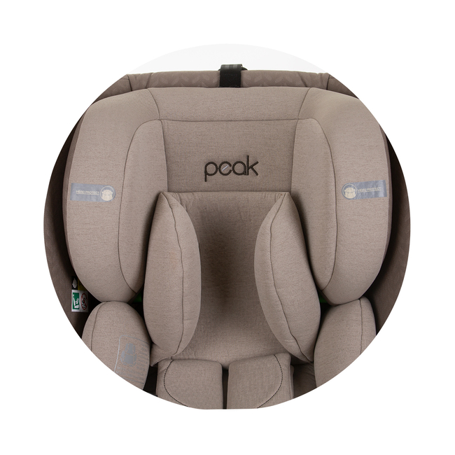 Chipolino PEAK ISOFIX 360  I-SIZE 40-150 cm Κάθισμα αυτοκινήτου 0-36kg macadamia STKPK02403MA