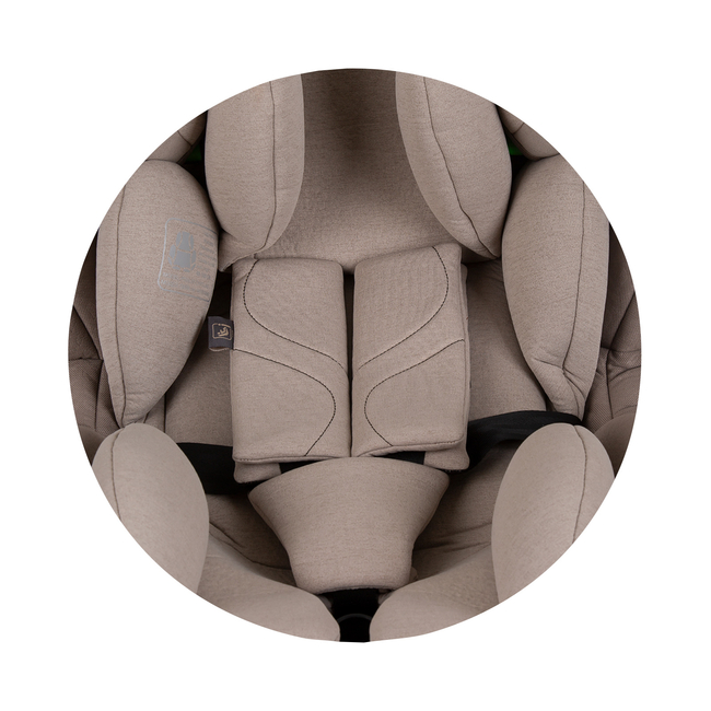 Chipolino PEAK ISOFIX 360  I-SIZE 40-150 cm Κάθισμα αυτοκινήτου 0-36kg macadamia STKPK02403MA
