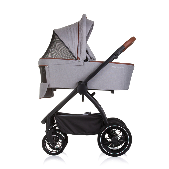 Chipolino Baby stroller 3 in 1 "Prestige" cloud grey KKPRS02502CL
