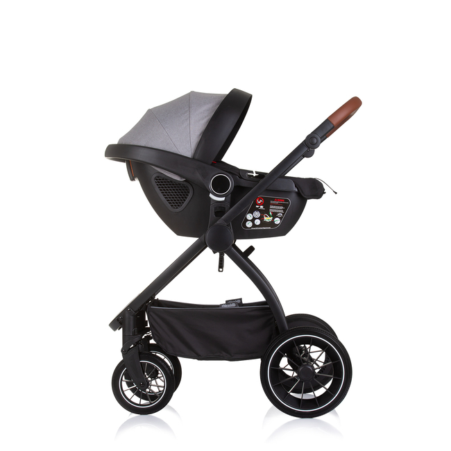 Chipolino Baby stroller 3 in 1 "Prestige" cloud grey KKPRS02502CL