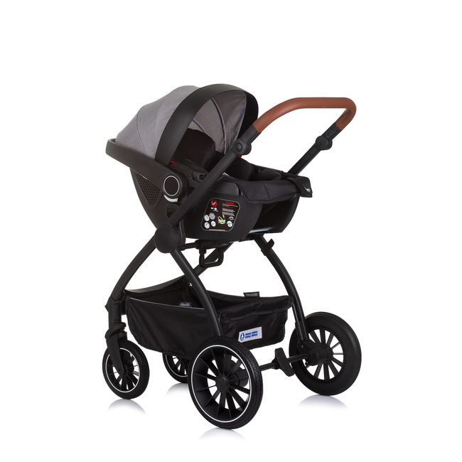 Chipolino Baby stroller 3 in 1 "Prestige" cloud grey KKPRS02502CL
