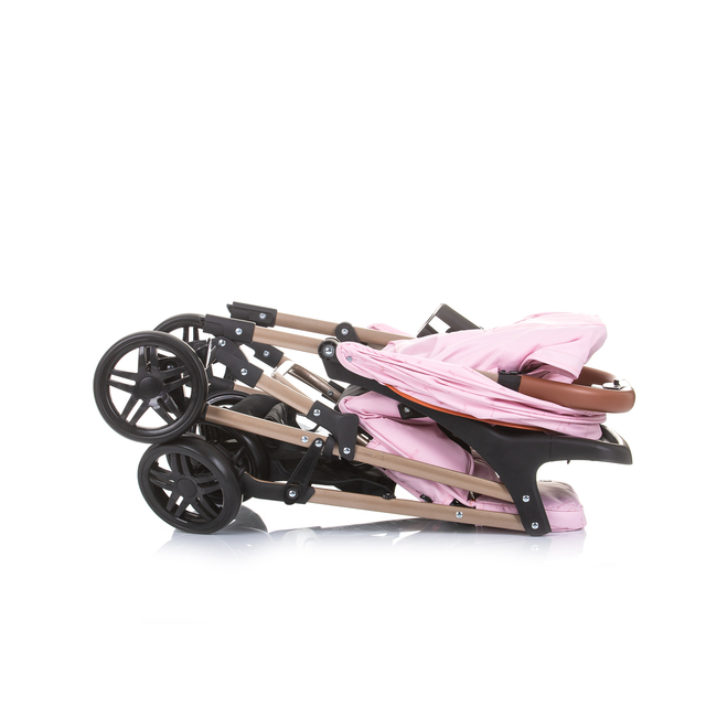 Chipolino April Καροτσάκι μωρού 0+m ροδόνερο LKAP02305RW