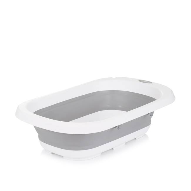 Chipolino Bath tub with bath stand and changing mat "Fiore" grey SHVFI0241GY